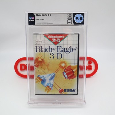 SMS / Sega Master System BLADE EAGLE 3-D 3D - WATA GRADED 9.8 A+! NEW & Sealed!