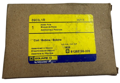 Square D 8903 L1R Adder Pole Lighting Contactor SER.B MADE IN MEXİCO