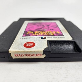 Krazy Kreatures (Nintendo NES, 1990) Black Cartridge, Cartridge Only