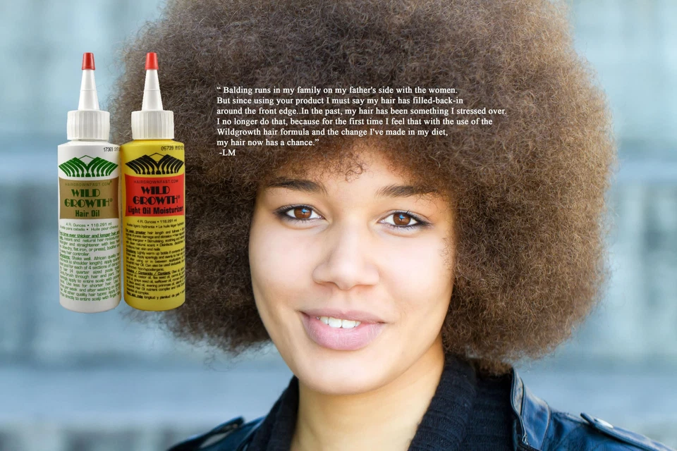 Aceite de cabello Wild Growth 4 fl oz tratamiento tópico para el crecimiento del cabello largo y grueso Foto 4 de 4