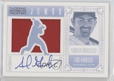 2012 Panini National Treasures 39/49 Adrian Gonzalez #3 Auto s7f