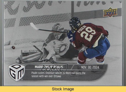 2024-25 PWHL Game Dated Moments Silver Marie-Philip Poulin #2 Rookie RC READ