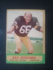 1963 Topps Football 96 Ray Nitschke HOF RC rookie card near VG Green Bay Packers