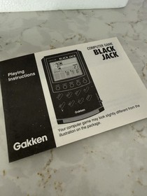 Nintendo Game And Watch Blackjack BJ-60 Tested CLEAN BOX 1985