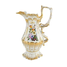 Antique Old Paris Porcelain Pitcher