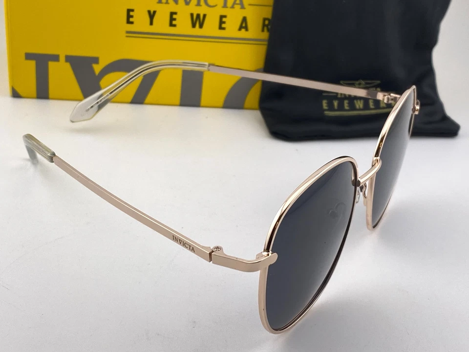 NUEVO EN CAJA GAFAS INVICTA Gafas de sol 140005 Pro Diver Metal Dorado Monturas Unisex Foto 3 de 4