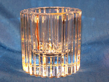 Rosenthal ART Deco Kerzen/Teelicht-Halter, H.& D.8 cm, Gravur-Marke & Etikett