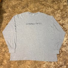 Crazy Shirt Hawaii Long Sleeve T-Shirt Grey XLarge