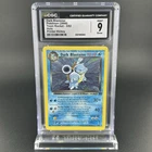 Dark Blastoise Holo Printer Hickey Error CGC 9 Team Rocket 3/82 Pokemon 2000