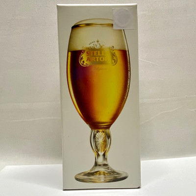 Stella Artois Belgium Beer Drinking Chalice Special Edition Glass 2017 EUC IOB