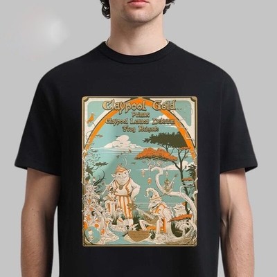 Claypool Gold Primus Claypool Lennon Delirium And Frog Brigade T-Shirt