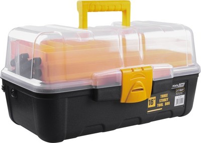 16'' Multifunktionale Freischwinger Aufbewahrungsbox 3-stöckige Tabletts