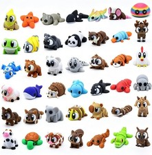 50 Pcs Mini 3D Printed Animal Figurines Set Fidget Toys