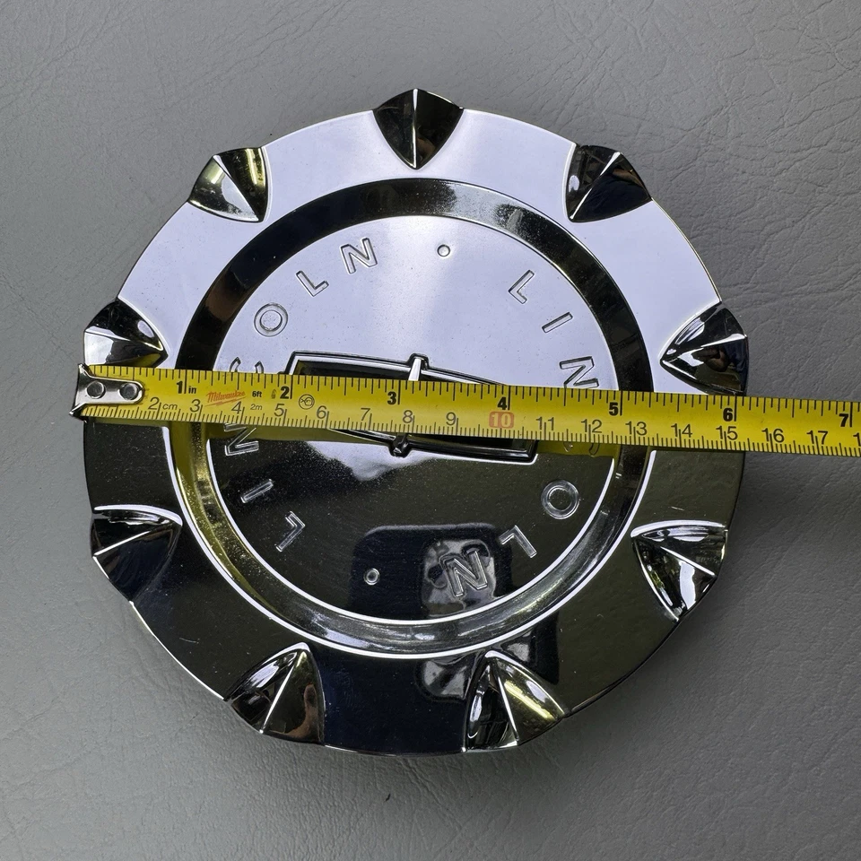 Центральный колпак ступицы колеса 2010 2011 2012 Lincoln MKZ хромированный 9H6C-1A096-BA (один) от оригинального производителя - Изображение 2 из 4