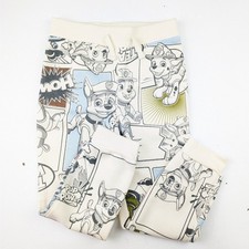 Paw Patrol Cream Light Blue Olive Joggers Size 5T