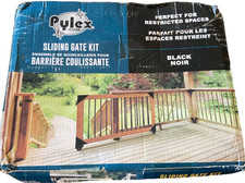 Pylex 11052 Sliding Gate Hardware Kit - Black 63 