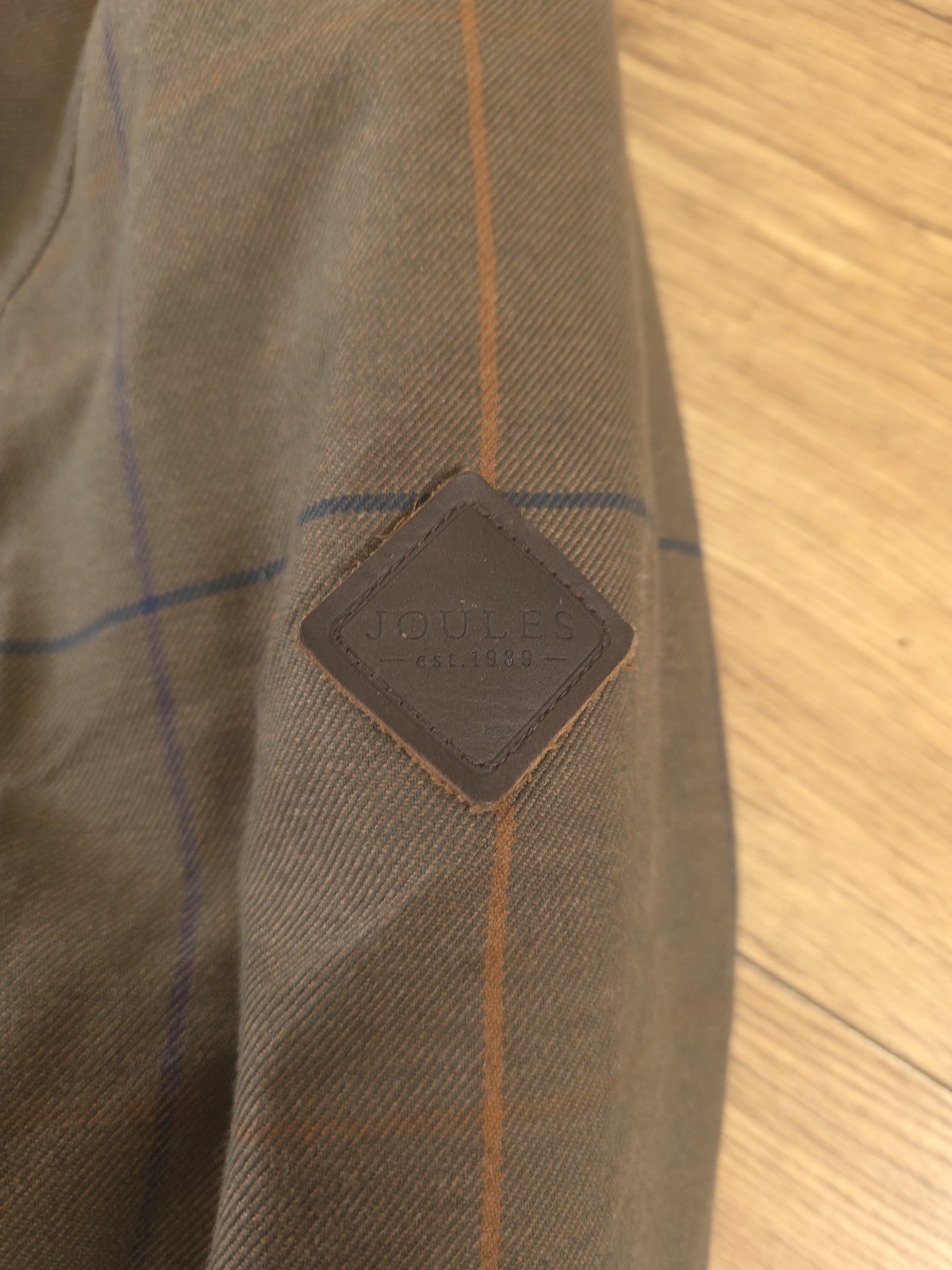 Joules Jacket Mens XL Green Brinkworth Waterproof Tech Tweed Check Country Coat image 8