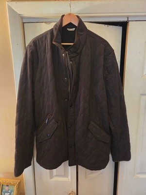 barbour quilted jacket men xxl