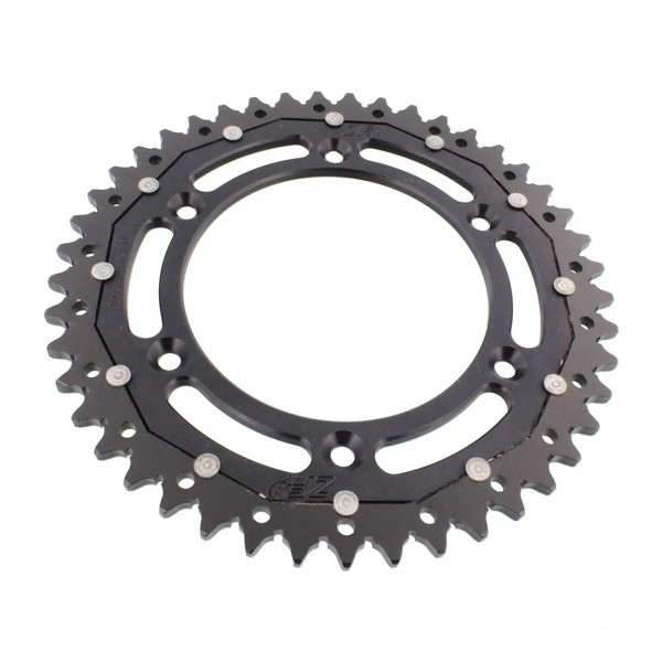 Kettenrad Alu Schwarz 45-ZäHne 520-Teilung FüR KTM EGS 620 LC4 Bj. 1994-1998-image