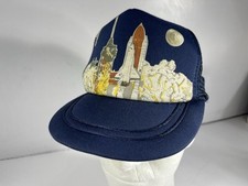 Vintage NASA Kennedy Space Center Space Shuttle Youth Mesh Trucker Hat