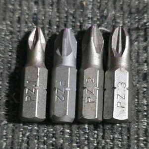 Bit Set 4pc 1XPZ1, 2XPZ2, 1XPZ3