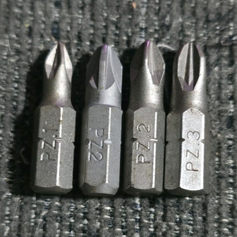 Bit Set 4pc 1XPZ1, 2XPZ2, 1XPZ3