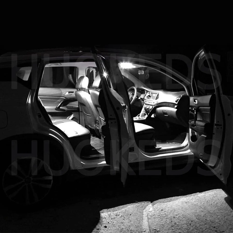 17pcs Pilot Interior Led Lights Kit for 2009 - 2015 Honda Pilot 6000k Super Foto 3 de 4