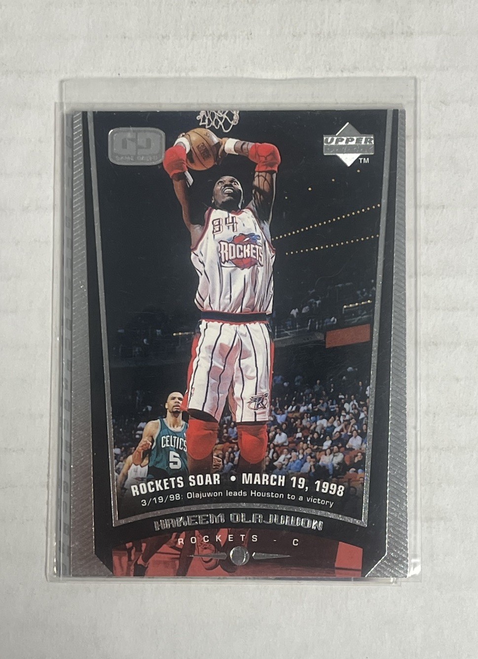 1998-99 Upper Deck Hakeem Olajuwon #59 HOF Houston Rockets