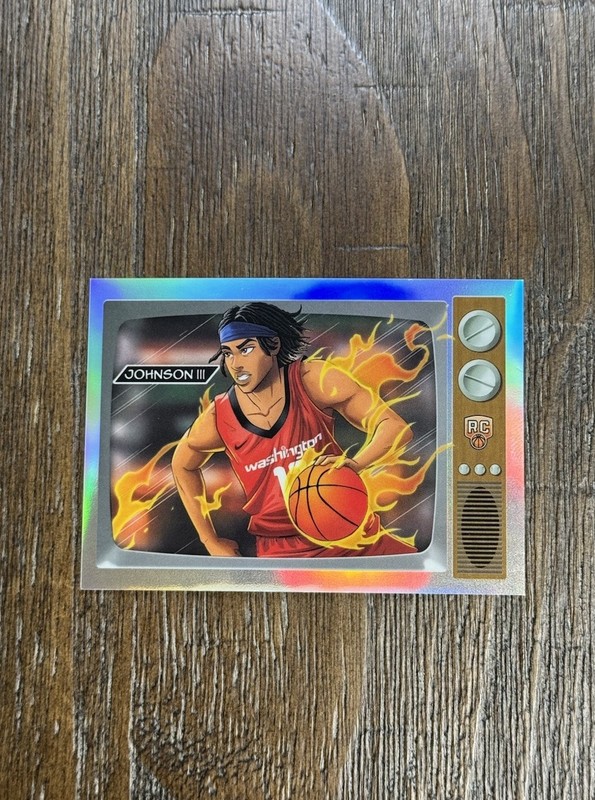 2025-26 BOWMAN CHROME- TRE JOHNSON III RC #NBA-A25 "ANIME" SSP CASE HIT WIZARDS