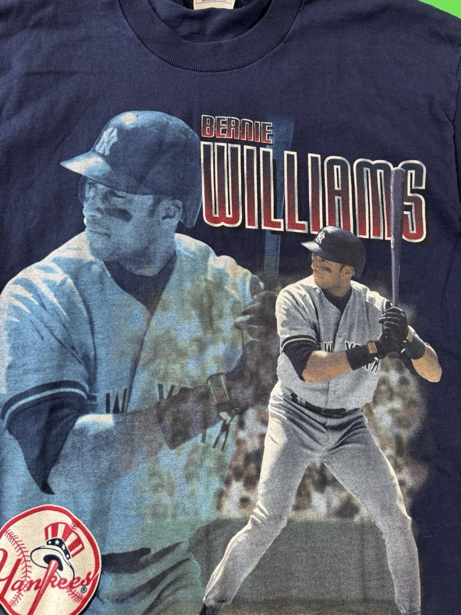 Vintage 90s New York Yankees Bernie Williams T Shirt Mens