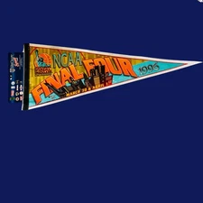1996 WinCraft NCAA FINAL FOUR BASKETBALL12X30 VINTAGE FELT PENNANT Meadowlands