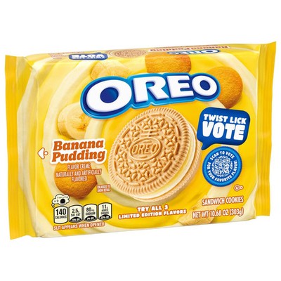 OREO Banana Pudding Sandwich Cookies, Limited Edition, 10.68 oz USA