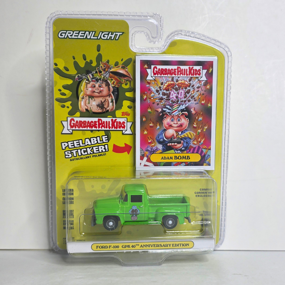 SDCC 2025 Greenlight Garbage Pail Kids GPK Ford F-100 Green