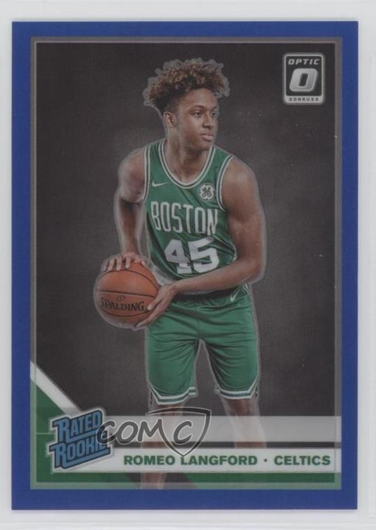 2019 Panini Donruss Optic Rated Rookie Blue Prizm /59 Romeo Langford #182 0n64