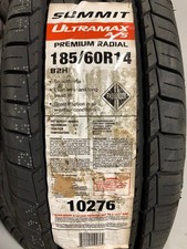 2 New 185 60 14 82h Summit Ultra Max As All Season Tires 2 New 185 60 14 82h Summit Ultra Max As All Season Tires
