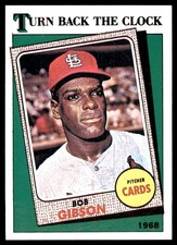 Bob Gibson 1988 Topps #664 Cardinals MLB READ FREE SHIPPING AutographDen