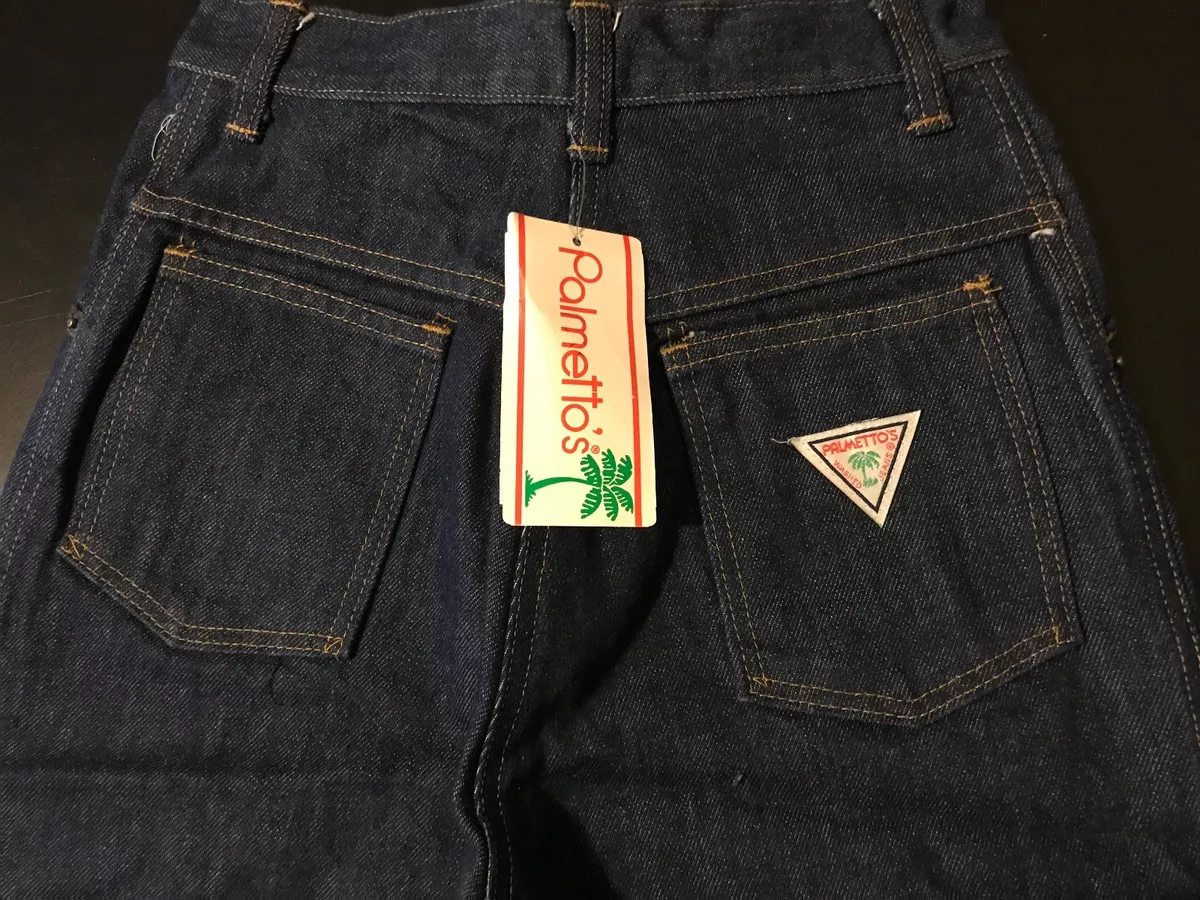 Pantalones de mezclilla azul vintage a os 80 nuevos con etiquetas para ni as cintura alta talla 12T 9JR hechos en EE. UU