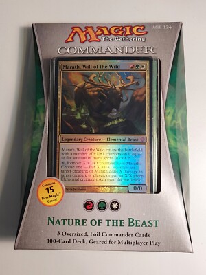 Magic the Gathering MTG 2013 Commander Deck - Nature of the Beast - New | eBay Magic the Gathering MTG 2013 Commander Deck - Nature of the Beast - New | eBay