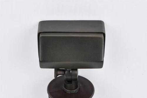 Elitco Outdoor 12V Cast Brass Flood Light 2Inch L X 4Inch W X 6Inch H Dark Bronz - Picture 6 of 8