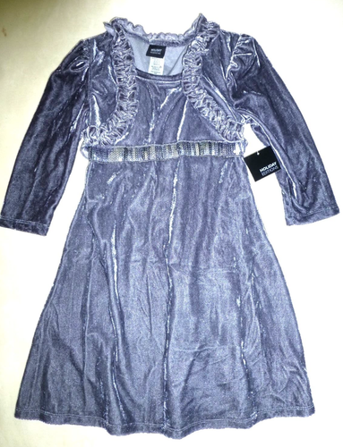 LANDS' END Girls Red VELVET VELOUR Blk SEQUIN Pink LACE PARTY DRESS 6 7 8 10-12 - Picture 4 of 149