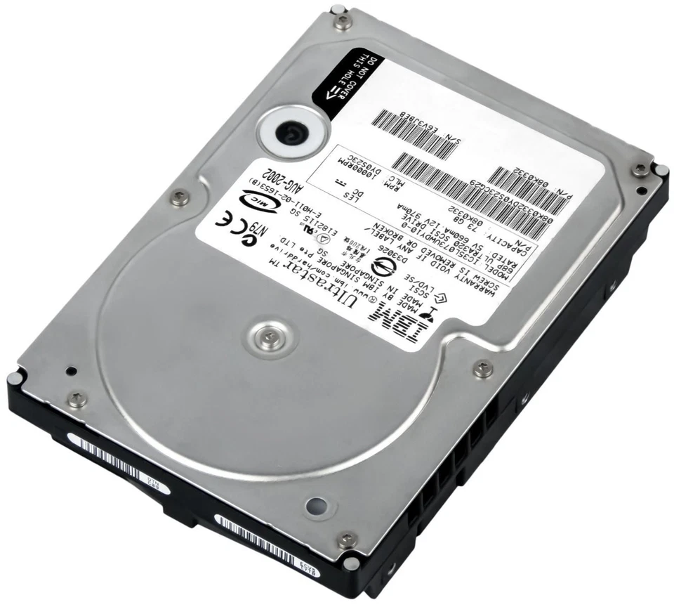 Ibm Ultrastar 08k0332 73gb 10000rpm Scsi U320 Ic35l073uwdy10-0 68pin 3.5" Inch - Image 3 of 3