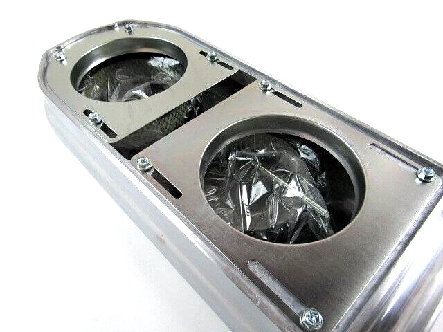 Hillborn Style Dual Quad 4 ствола «пламя» алюминиевый карбюратор совок полированный E40006P - Изображение 3 из 4