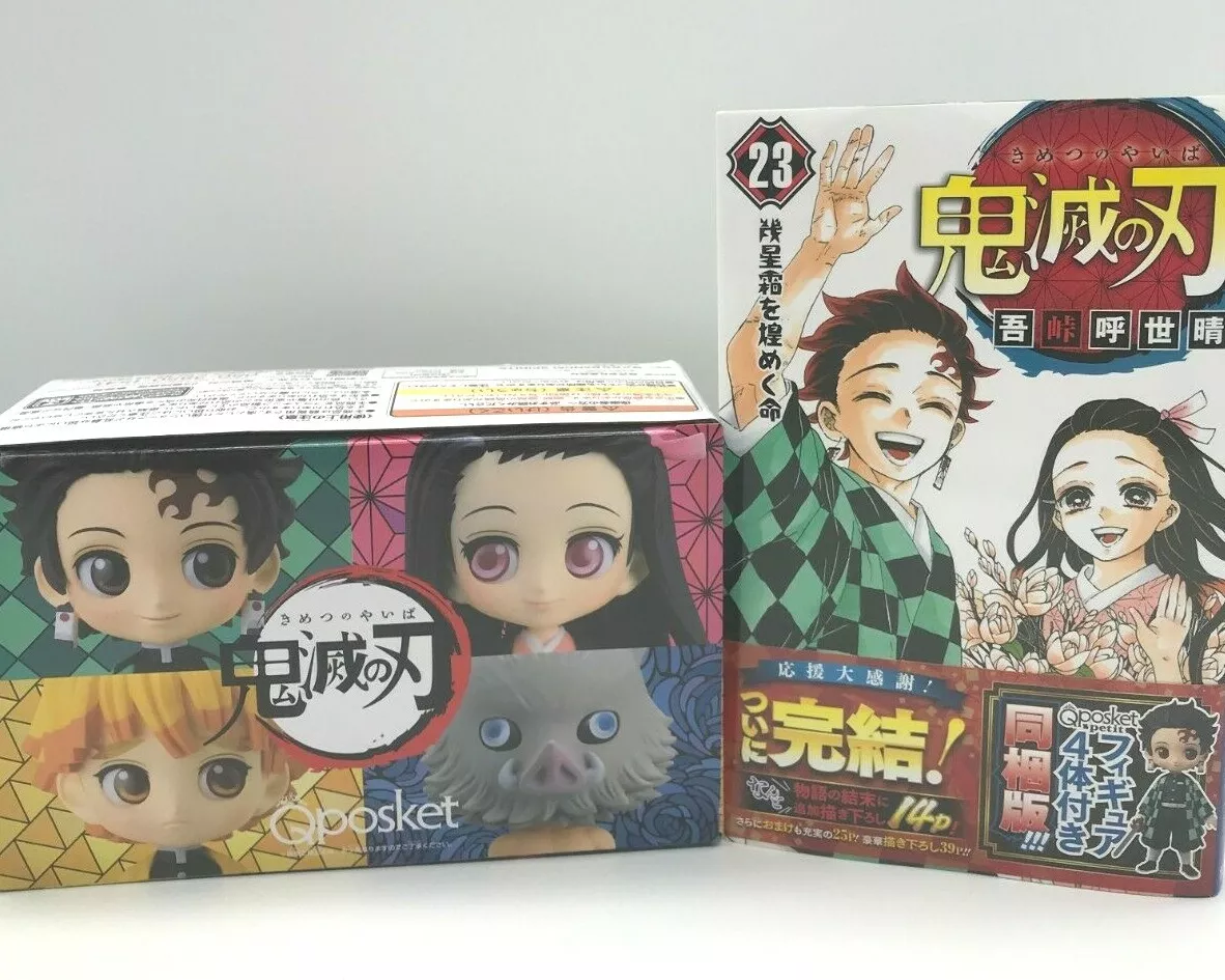 Demon Slayer Kimetsu no Yaiba Comic books Vol.23 Special edition figures