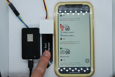 Ready To Use WiFi Electronic Capacitive Soil Moisture Monitor * Plug & Play * 
