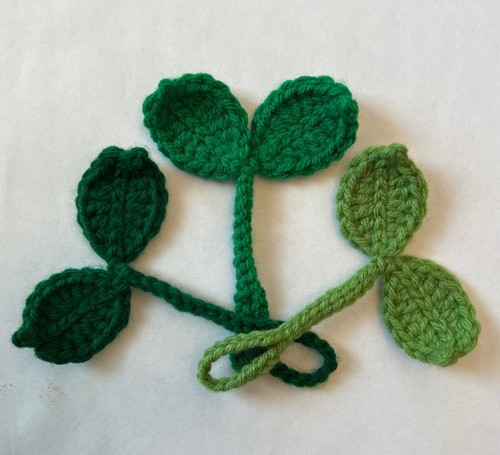 Häkelsprossenblatt | Kopfhörer Zubehör | Lesezeichen | Kabelbinder | Geschenk für Sie - Bild 6 von 10