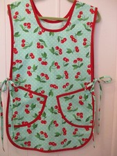 HANDMADE COBBLER APRON CHERRIES