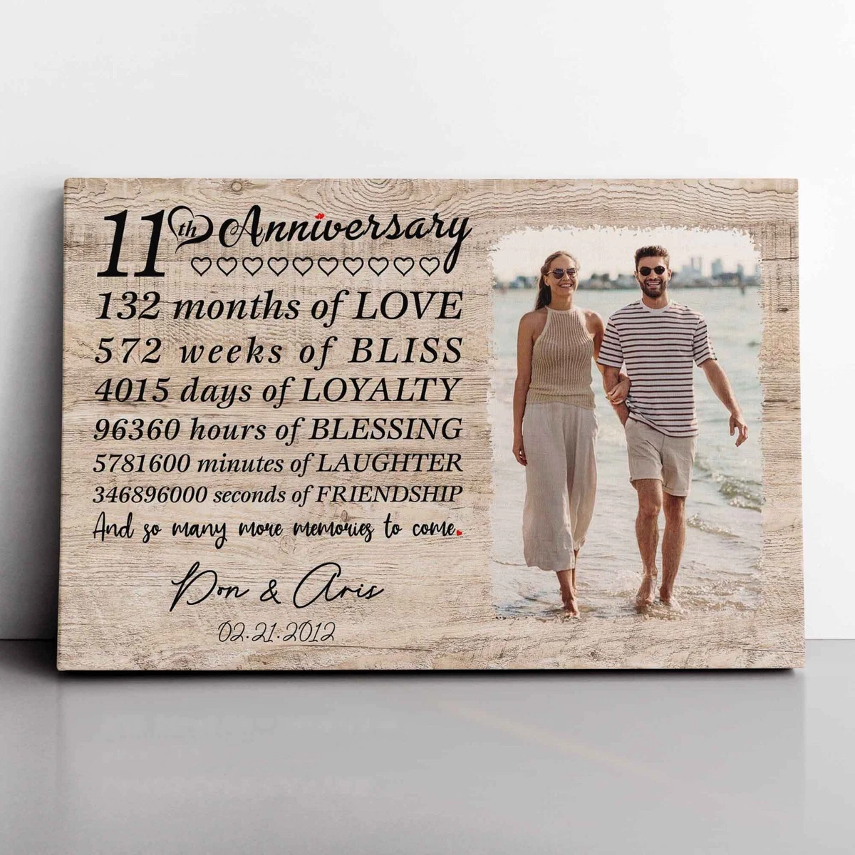 Customized Gifts Wedding Anniversary Gifts