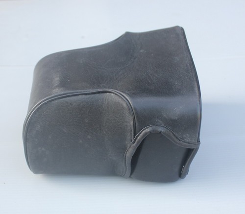 Panasonic Lumix Premium Leather Camera Case Black Made In Japan - Picture 2 of 12