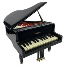 Crown Grand Electronic Piano 15"x9" Battery Operated w/Demo NO.MT-5570 BLACK