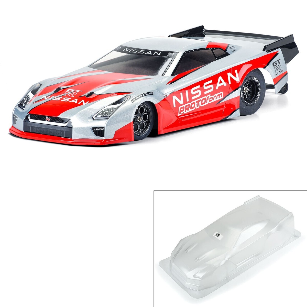 Protoform 1585-00 1/10 Nissan GT-R R35 Clr Body: Losi 22S Drag Car